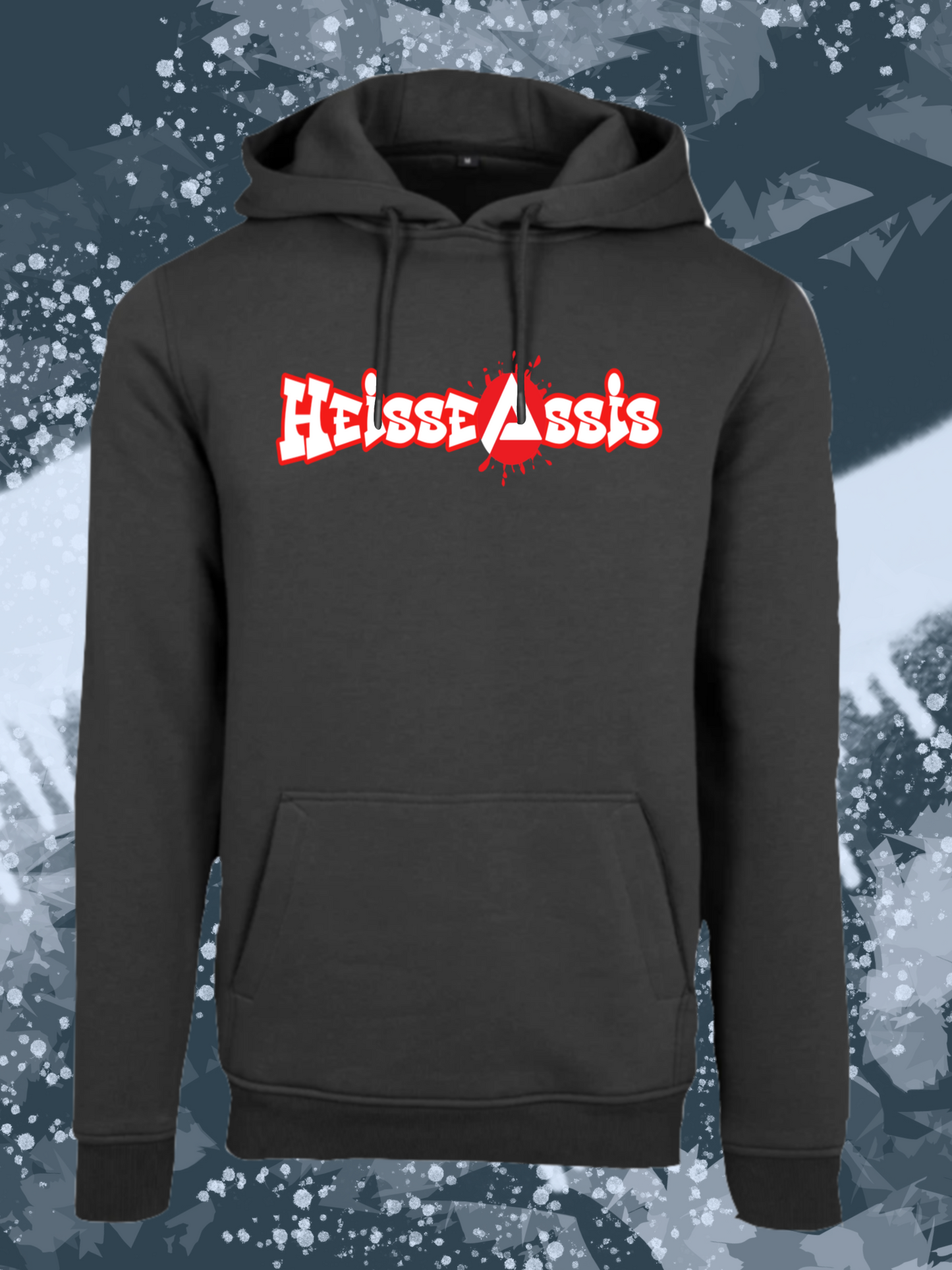 Heisse Assis Amt rot Hoodie