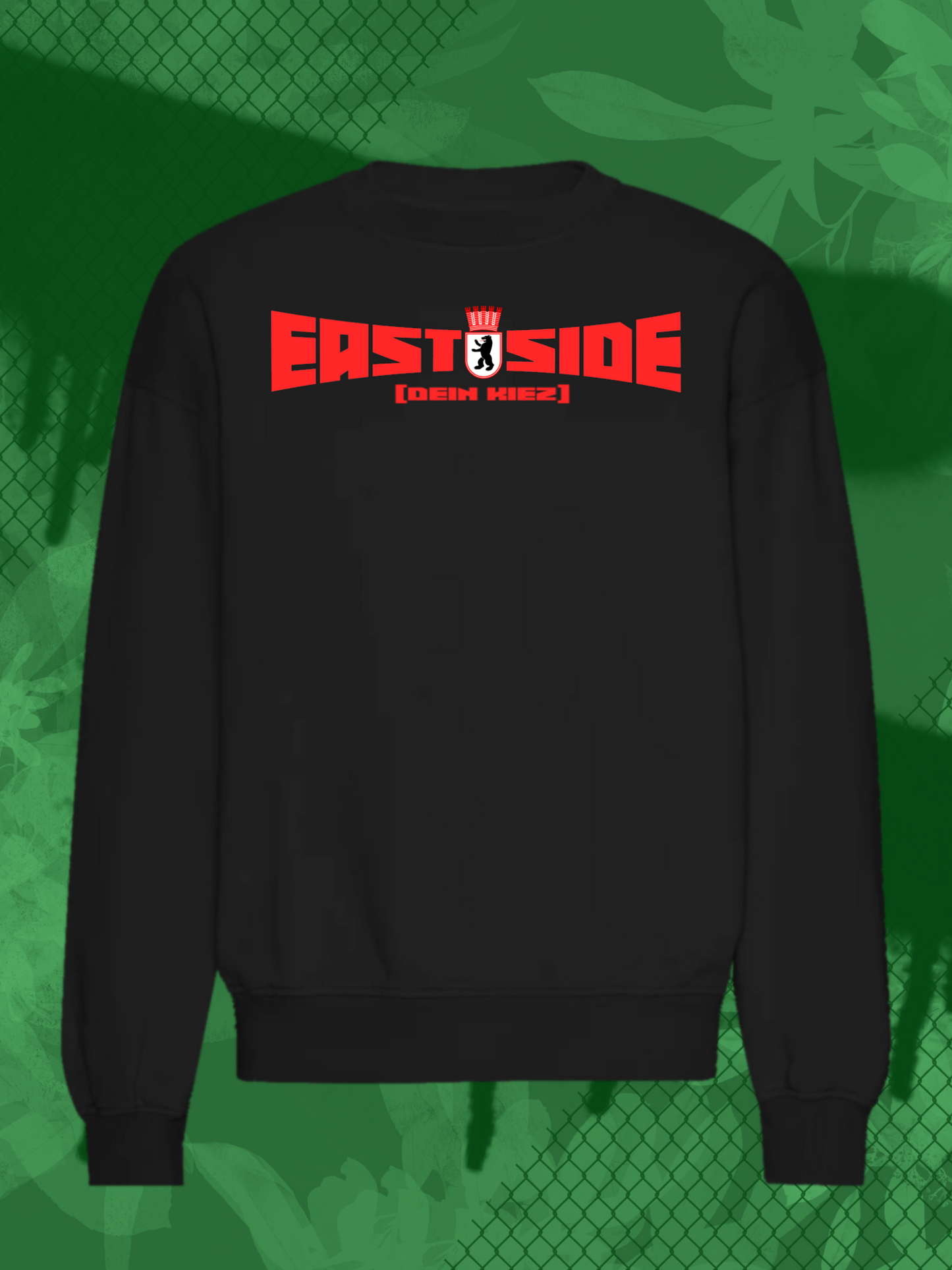 EastSide + Kiez schwarz/rot Sweater