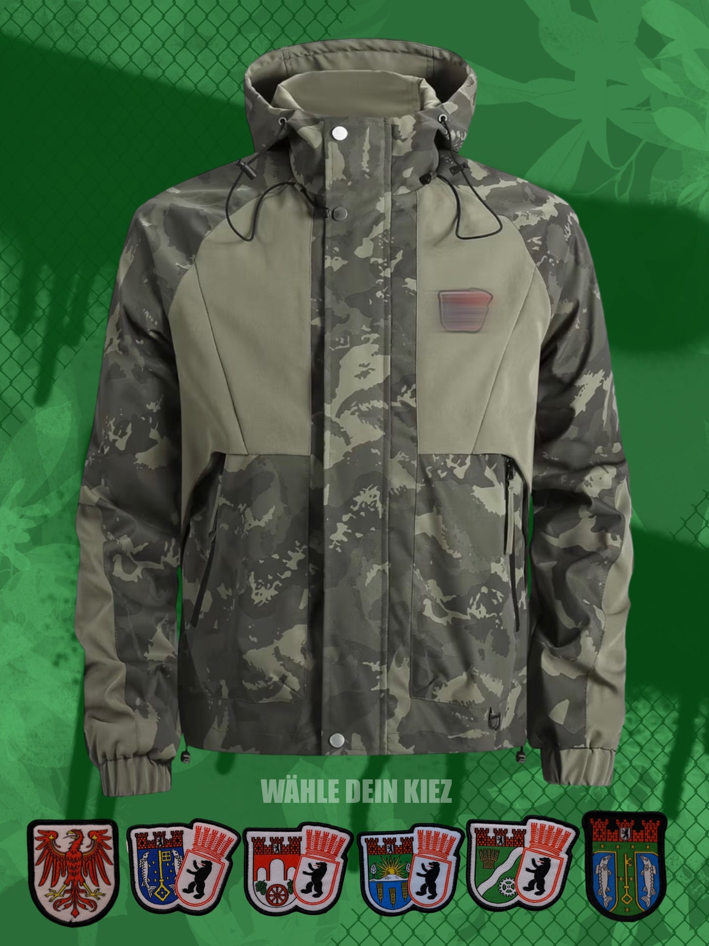 Solid Camou Jacke