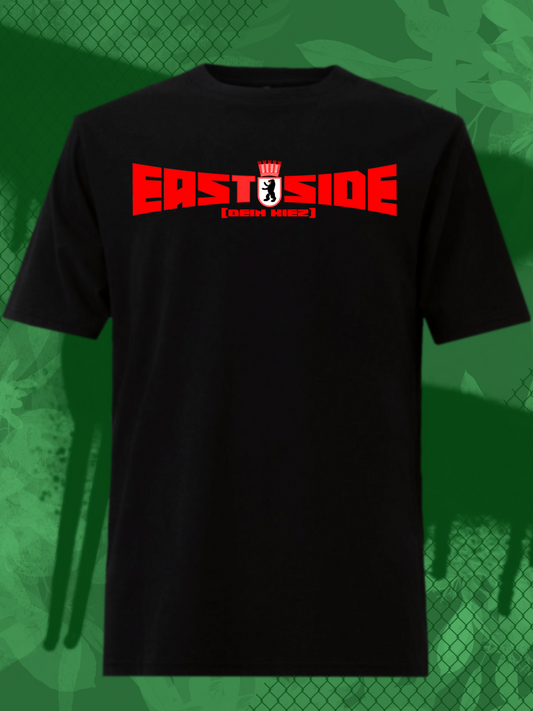 EastSide + Kiez schwarz/rot T-Shirt