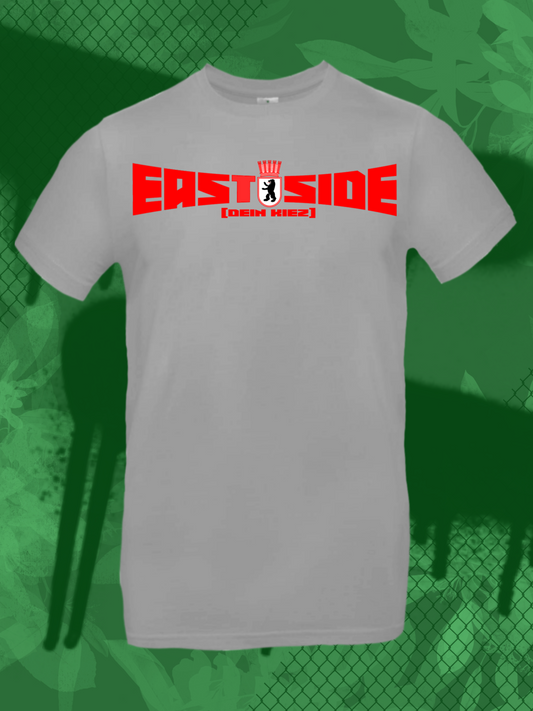 EastSide +Kiez grau/rot T-Shirt