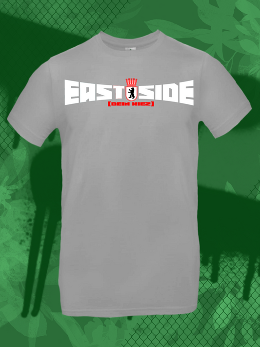 EastSide + Kiez grau/weiß T-Shirt