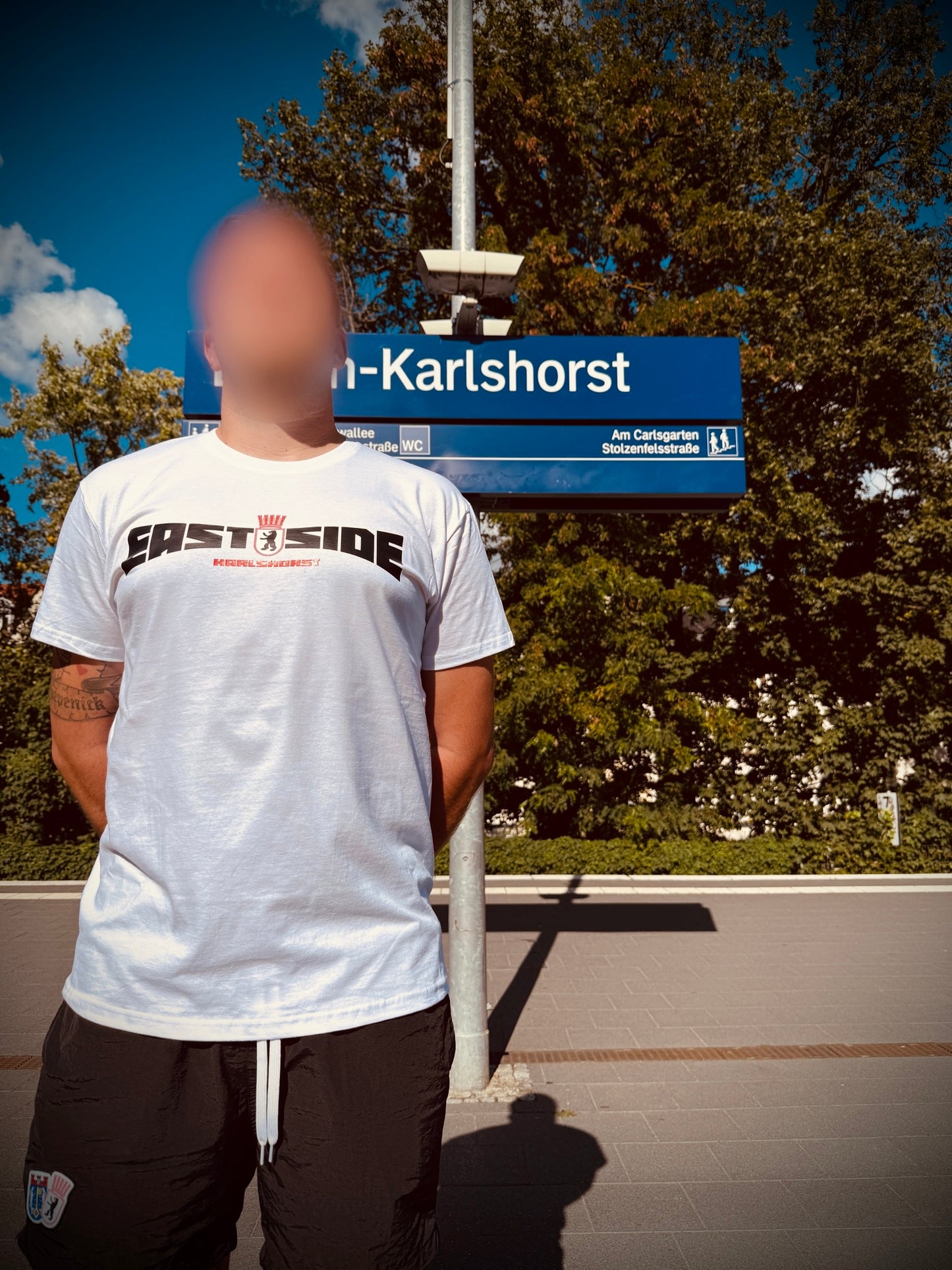 EastSide + Kiez weiß/schwarz T-Shirt