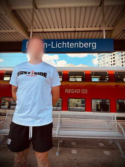 EastSide + Kiez weiß/schwarz T-Shirt