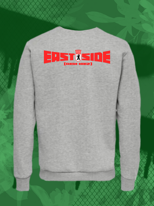 EastSide + Kiez grau/rot Sweater